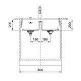 Franke MARİS MRG 120-35-35 SLATE GRİ Granit Evye