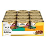 Purina Gourmet Gold Tavşanlı Ciğerli Konserve Kedi Maması 85 gr x 24 Adet