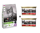 Pro Plan Hindili Kısırlaştırılmış  Kedi Maması 10 Kg + 2 Adet Pro Plan Tavuklu Kedi Konservesi 85 Gr