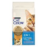 Cat Chow Feline 3ü1 Arada Turkey Hindili Yetişkin Kedi Maması 15 Kg