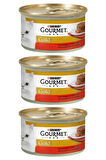 3 Adet Gourmet Gold Savoury Cake Sığır Etli & Domatesli Yaş Kedi Maması 85 gr