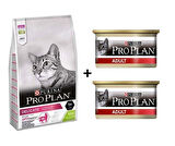 Pro Plan Delicate Kuzulu Yetişkin Kedi Maması 1.5 Kg + 2 Adet Pro Plan Tavuklu Kedi Konservesi 85 Gr