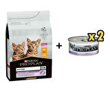 Pro Plan Kitten Tavuklu Yavru Kedi Maması 3 Kg + 2 Adet Pro Plan Tavuklu Yavru Konserve 85 Gr