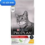 ProPlan Chicken Tavuklu Yetişkin Kedi Maması 1 Kg AÇIK