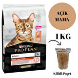 PRO PLAN Original Somonlu Yetişkin Kuru Kedi Maması 1 KG - Açık Bölünmüş Paket