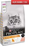 ProPlan Elegant Hassas Deri Somonlu Kedi Maması 1 Kg AÇIK