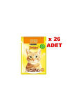 Friskies Tavuklu Soslu Yaş Kedi Maması 85 g*26 Adet