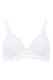 Triumph Amourette 300 W X Dantelli Balenli Beyaz Sütyen