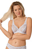 Triumph Amourette 300 W X Dantelli Balenli Beyaz Sütyen