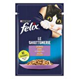 Felix Kuzu Etli Kedi Yaş Mama 85 Gr 26 lı