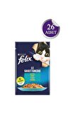 Felix Ton Balıklı Pouch Yetişkin Kedi Maması 26 x 85 G
