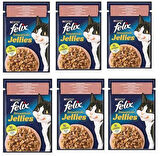 Felix Çifte Lezzet Somon ve Karidesli Konserve Kedi Maması 85 Gr x 6 adet