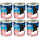  Felix Somon -Alabalıklı Kedi Konservesi 400 Gr*6 Adet