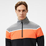 Mc Kinley Diego II Half Zipped Erkek Siyah/Turuncu Üst