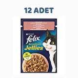 Felix Sensations Somonlu Karidesli Jel Pouch Kedi 12x85 Gr