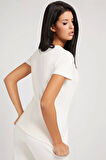 Guess Önde Logolu T-Shirt Beyaz