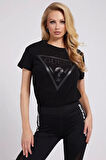 Guess Adele Cn Kadın Siyah T-Shirt
