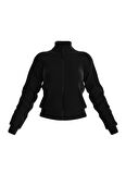 Guess Bisiklet Yaka Siyah Kadın Sweatshırt V2YQ17K7UW2 NEW ALLIE SCUBA ZIP - E