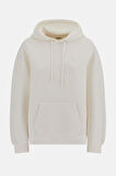 Kadın Guess Brenda Kapüşonlu Regular Fit Sweatshirt - Krem | M