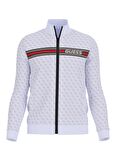 Guess Zip Ceket, M, Beyaz