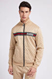 Guess Erkek Tamamı logolu sweatshirt