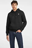 Erkek GJ HOOD SLIM MINI Kapüşonlu Sweatshirt - Siyah  | XL