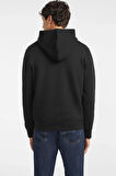 Erkek GJ HOOD SLIM MINI Kapüşonlu Sweatshirt - Siyah  | XL