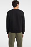 Erkek GJ CN Önde Logo Sweatshirt - Siyah | L