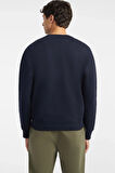 Erkek Guess Jeans CN REG Sweatshirt - Lacivert | XL