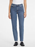 Guess Jeans Kadın Mavi Relaxed Fit Jean W4YA0DD5CC3-M3DW
