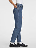 Guess Jeans Kadın Mavi Relaxed Fit Jean W4YA0DD5CC3-M3DW