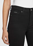 Guess Jeans Normal Bel Normal Paça Normal Siyah Kadın Denim Pantolon GJ G05 HIGH RISE SKI - ECO RECY CO