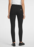 Guess Jeans Normal Bel Normal Paça Normal Siyah Kadın Denim Pantolon GJ G05 HIGH RISE SKI - ECO RECY CO