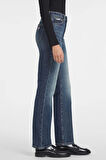 Guess GJ G08 MID RISE STRA Kadın Mavi Jeans W4YA98D5FC1-GJEW