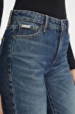 Guess GJ G08 MID RISE STRA Kadın Mavi Jeans W4YA98D5FC1-GJEW