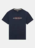 Guess Jeans Lacivert Erkek T-Shirt M4YI42K8FQ4A71W GJ SS CN REG AMERIC