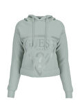 Yeşil Kadın Kapüşon Yaka Normal Kalıp Sweatshirt V2YQ08K7UW2G8ES-NEW ALISA HOODED SW