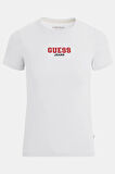 Guess Jeans Kadın Beyaz Slim Fit T-Shirt W4YI64KA0H1-G011