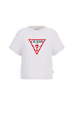 Kadın GJ SS Cn Boxy Iconic T-Shirt - Beyaz | M