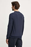 Erkek TECH Stretch CN Sweatshirt - Lacivert | XL