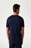 Guess Erkek Lacivert T-Shirt