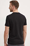 Guess Erkek Siyah Önü Logolu T-Shirt