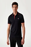 Guess Erkek Siyah Polo T-Shirt
