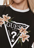 Guess Siyah Kadın Yelek NEW GINGER VEST - RECY POLYAMIDE CR