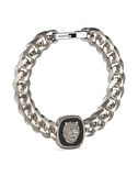 Guess Erkek Aslan Kral Metalik Gri Çelik Bileklik – JGUJUMB04001JWSTBKS