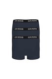 Erkek Placed Logo 3'lü Boxer - Lacivert | M