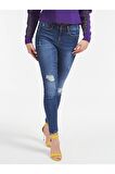 Guess Jegging Kadın Denim Skinny Pantolon W0YA03D4483