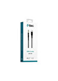 Ttec 2AK03 Aux - USB-C Siyah Ses Kablosu