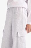 DeFacto Kız Çocuk Wide Leg Beli Lastikli Geniş Bol Paça Eşofman Altı D9251A825SPGR421