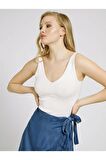 Guess Sleeveless Kadın Triko Askılı Boddy W1GR10R2UJ0